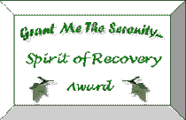 The Spirit of Recovery Award